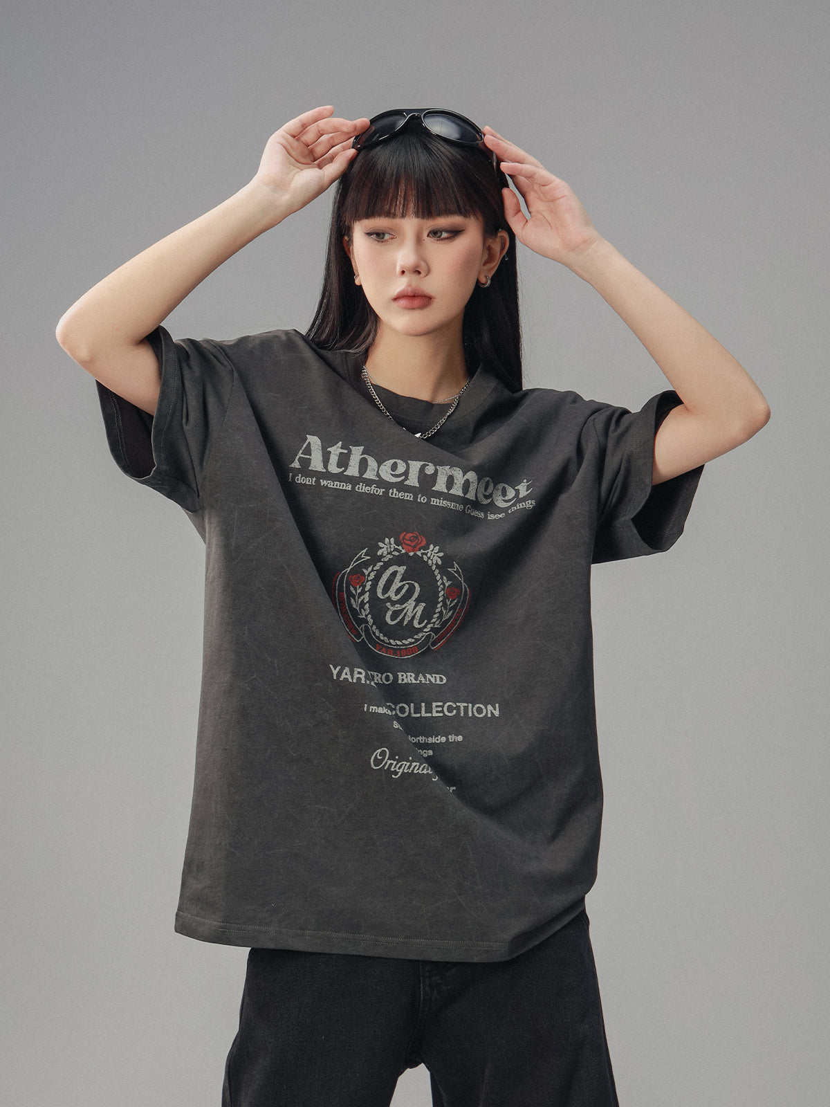 CTB Retro Distressed College T-Shirt