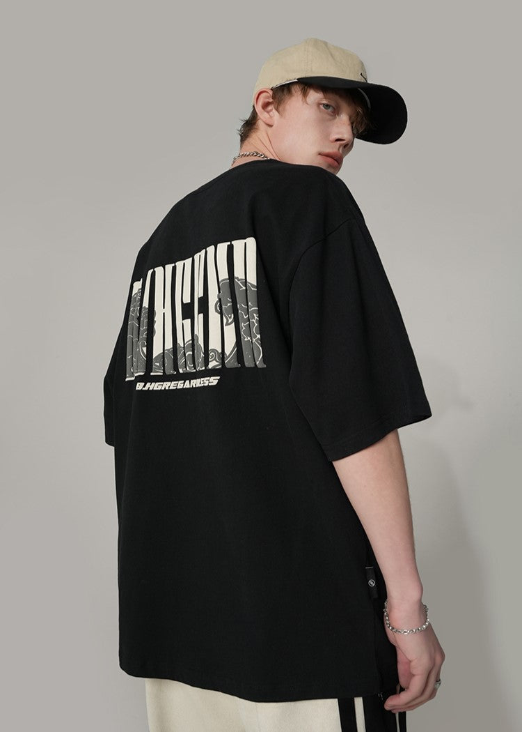 BJHG Iconic Wave Graphic T-Shirt