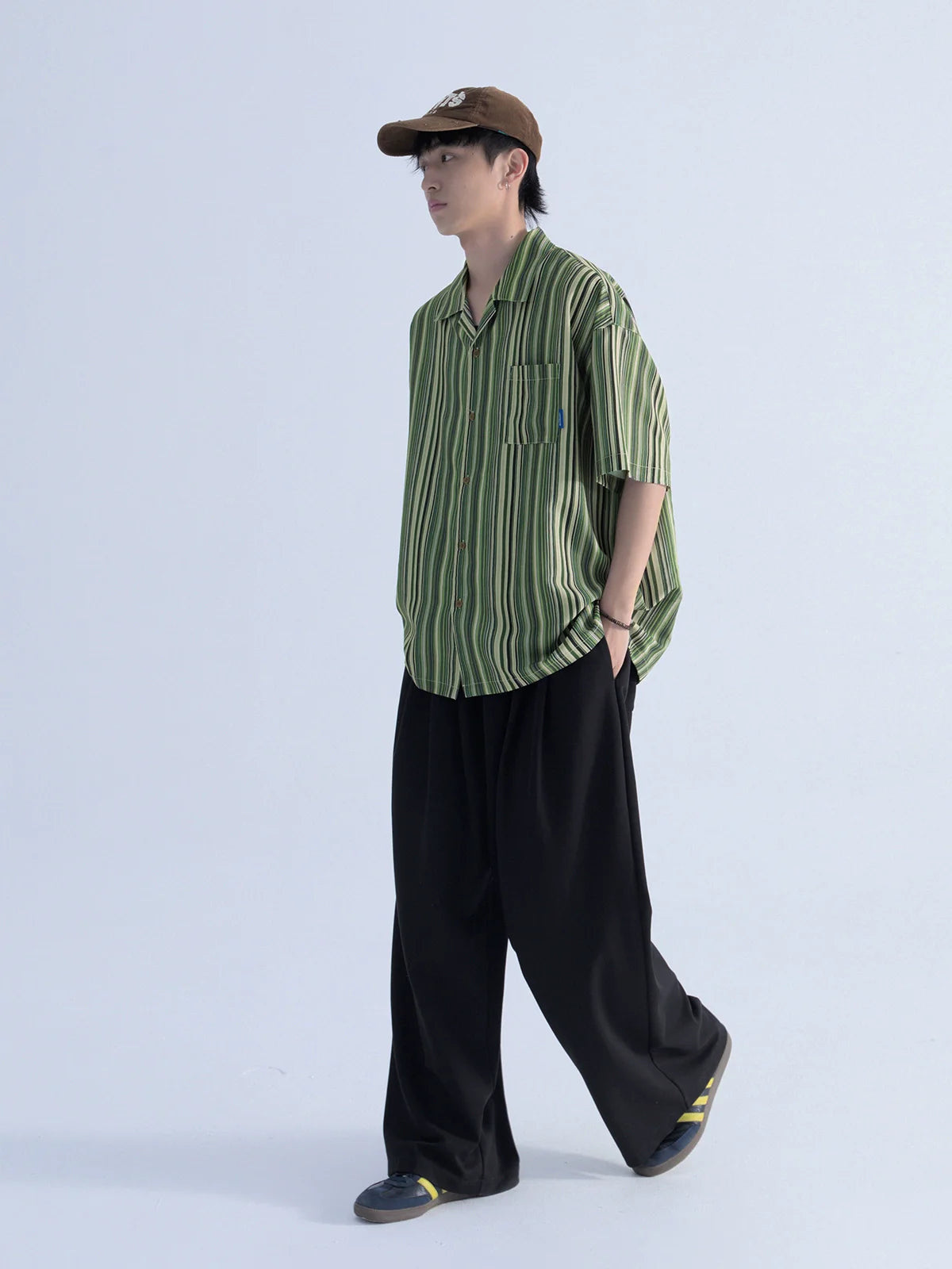 Mentmate Vintage Stripe Button-Up Shirt