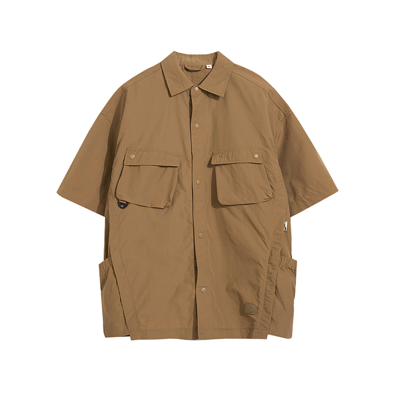 GTRG Panelled Button-Down Shirt