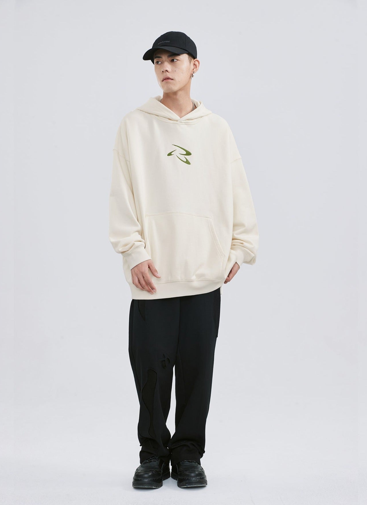 PCLP Embroidered Hoodie with Frisbee Design