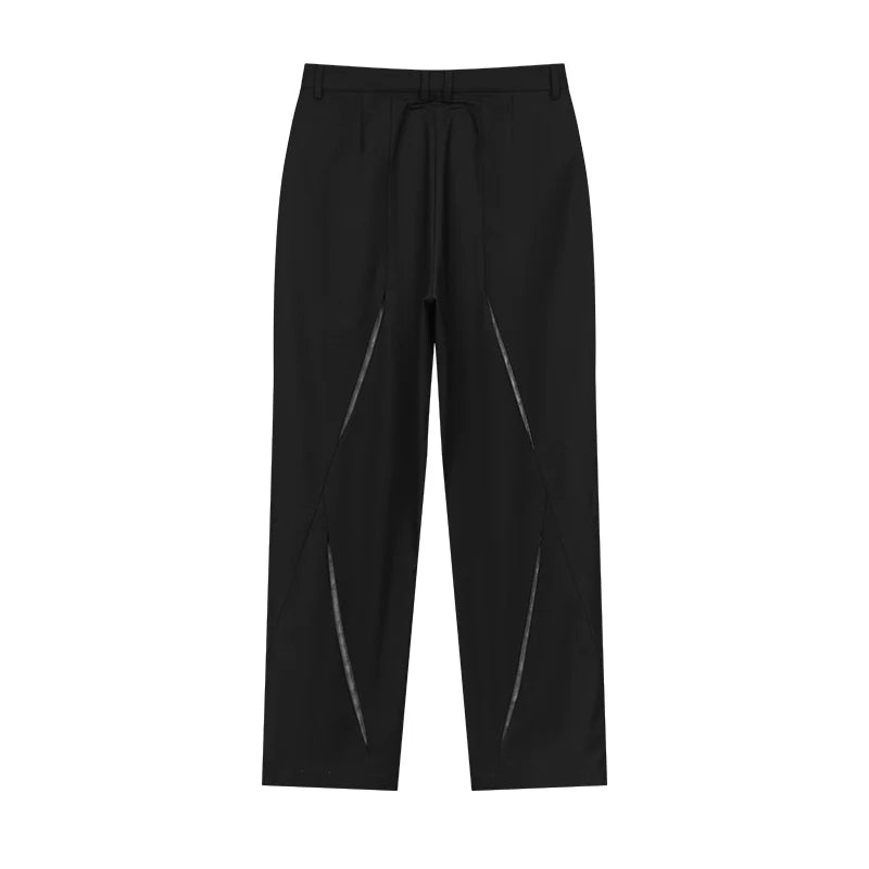 Edgy Spliced Trousers