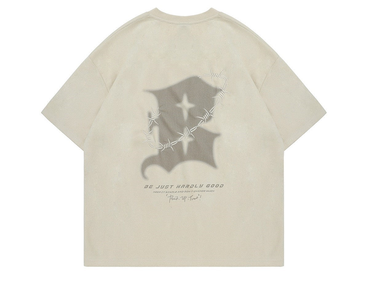 BJHG 'Thorns' Suede T-Shirt