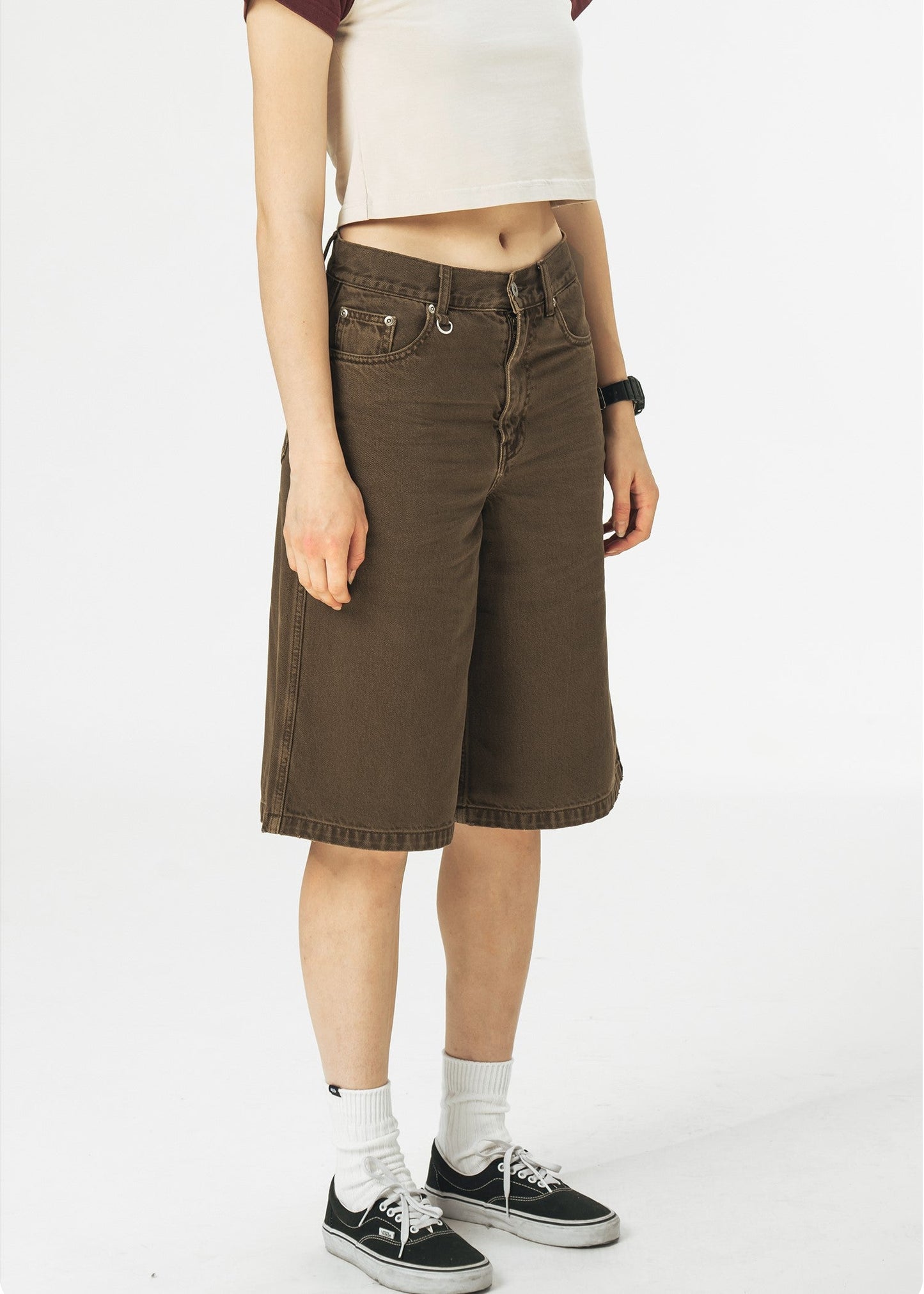 714street Japanese Distressed Denim Shorts