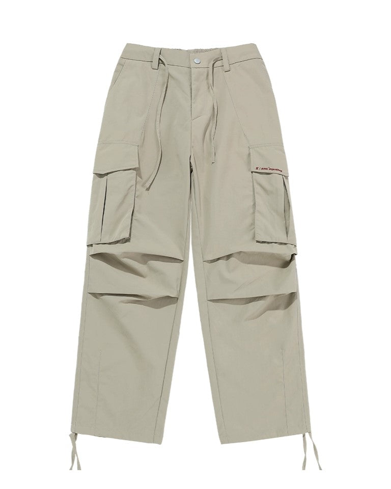 BJHG Pleated Utility Cargo Trousers