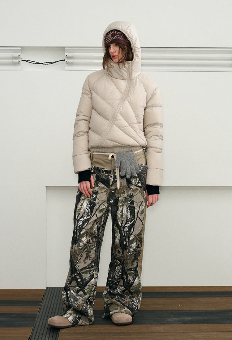 KREATE 'Eclipse' Cross-Zip Puffer Coat