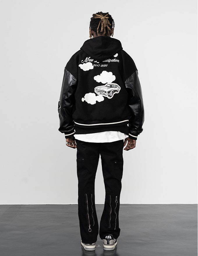 HARSH and CRUEL 'Clouded' Varsity Jacket