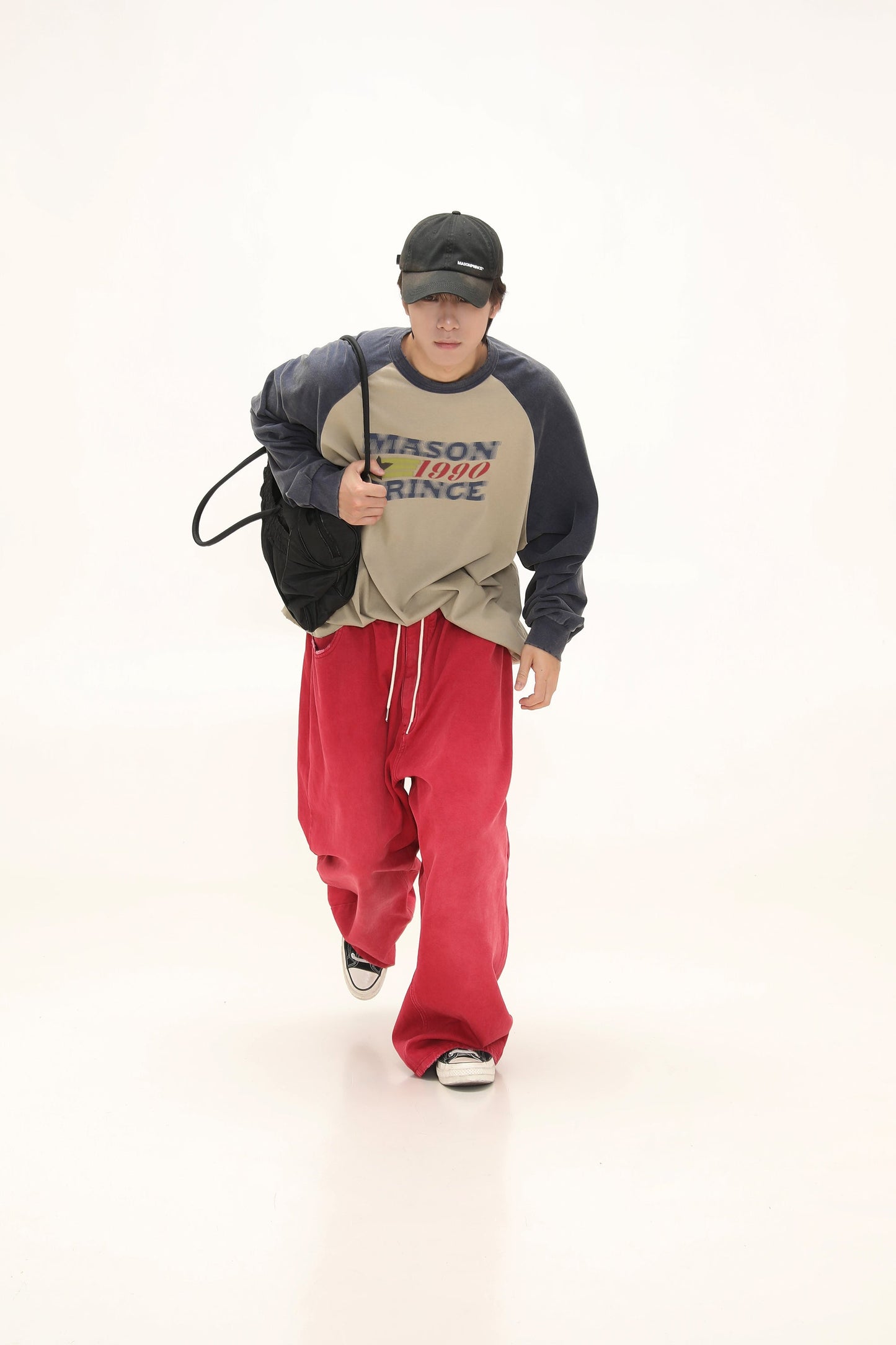 MASONPRINCE '1990' Long Sleeve with Contrast Details