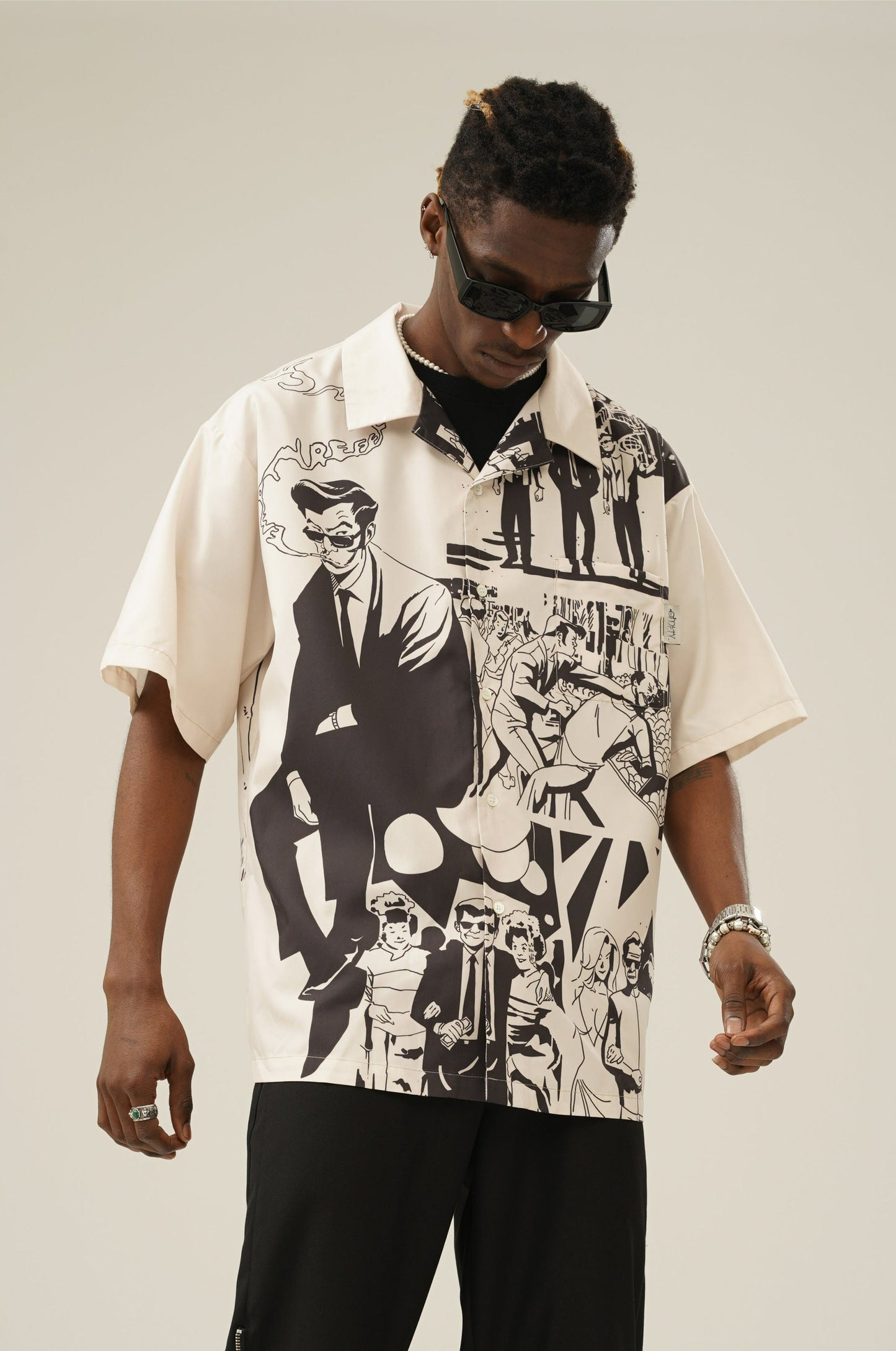 Unfilled Reference 'Comic' Button-Up Shirt