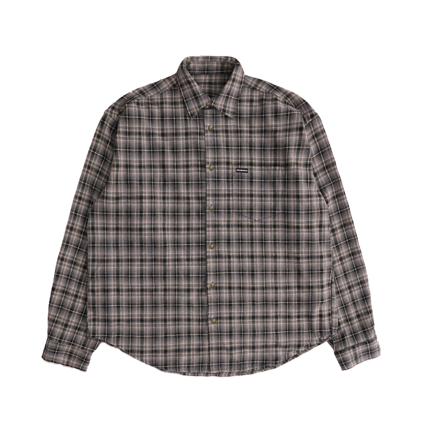 MASONPRINCE Boxy Plaid Work Shirt