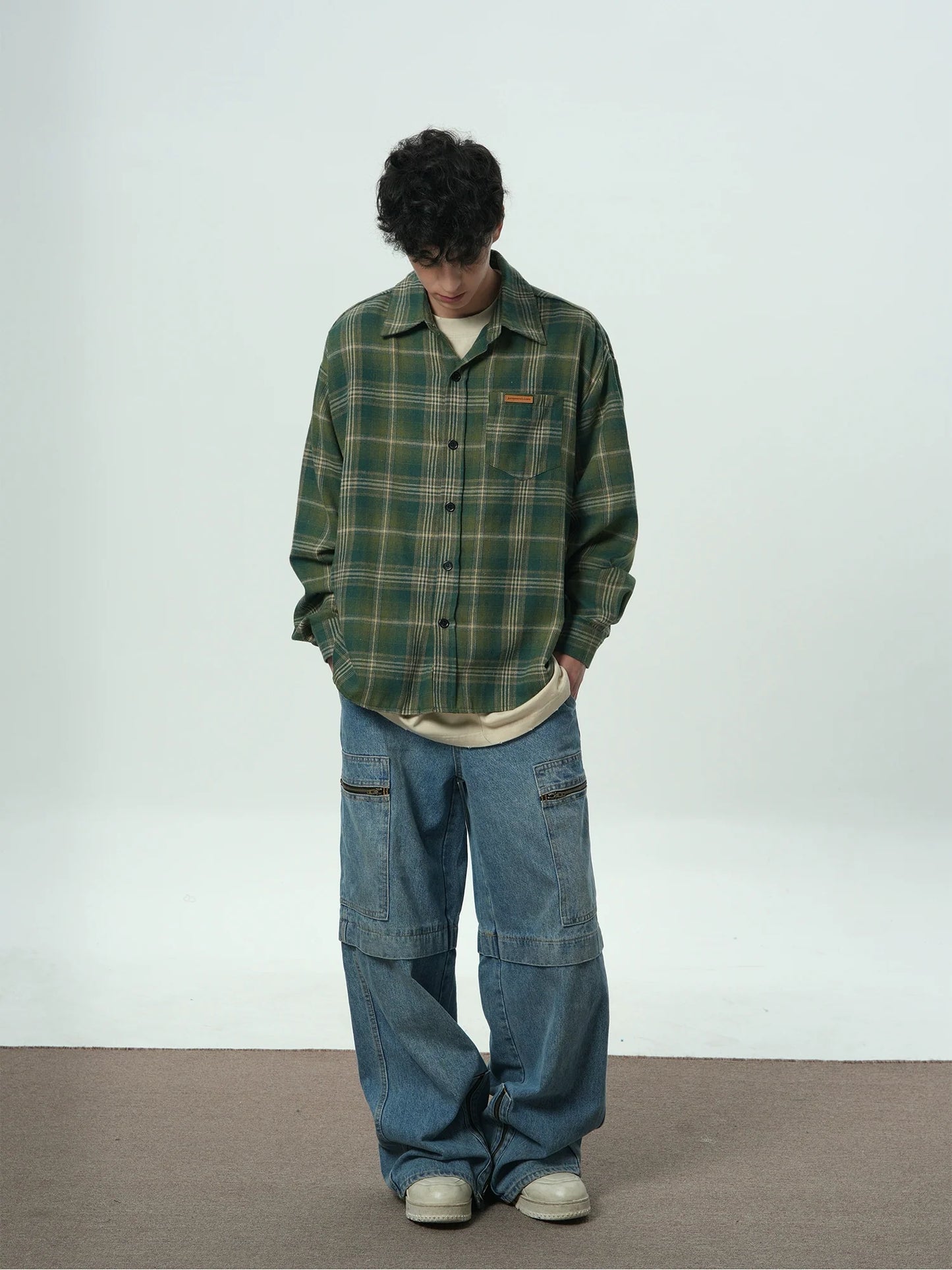 JUMPNEXT Distressed Brushed Flannel