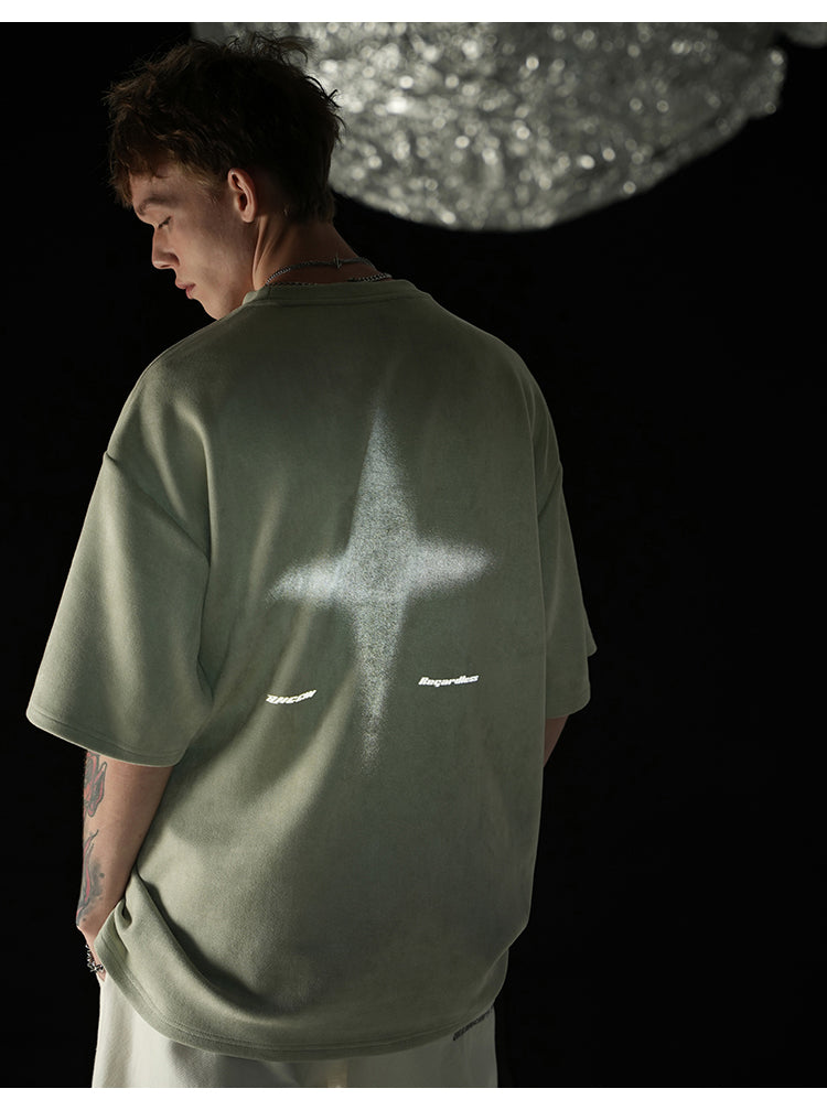 BJHG 3M Reflective Star Spike T-Shirt