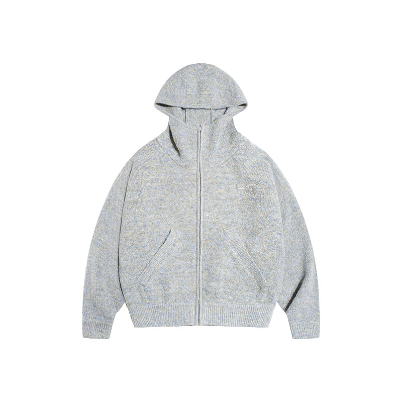 RAPPEYE Double-Zip Hooded Mohair Sweater