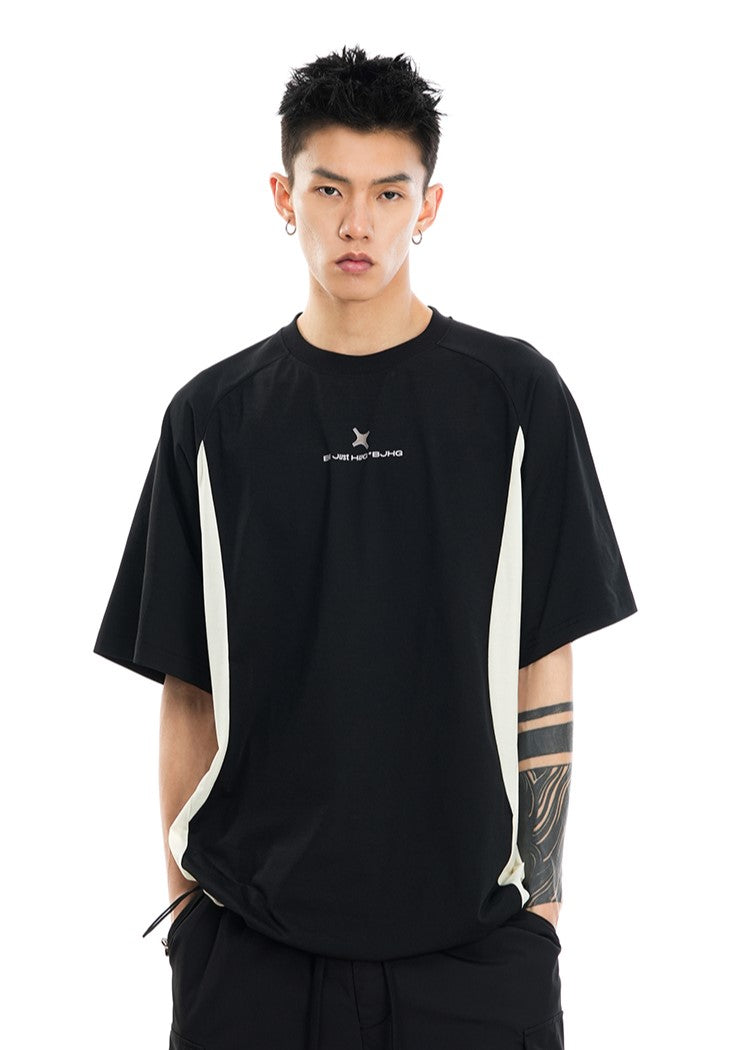 BJHG Curved Contrast T-Shirt