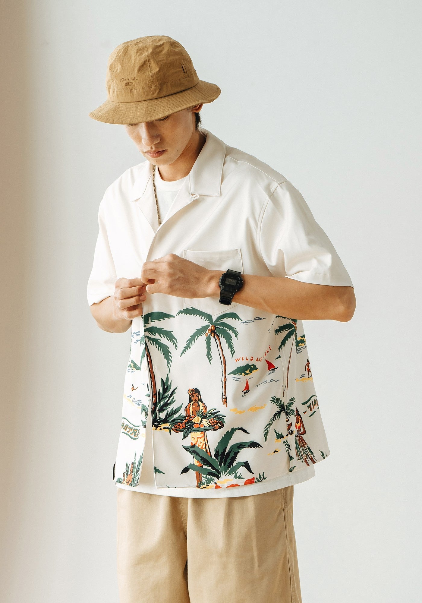 714street 'Breeze' Casual Button-Up Shirt