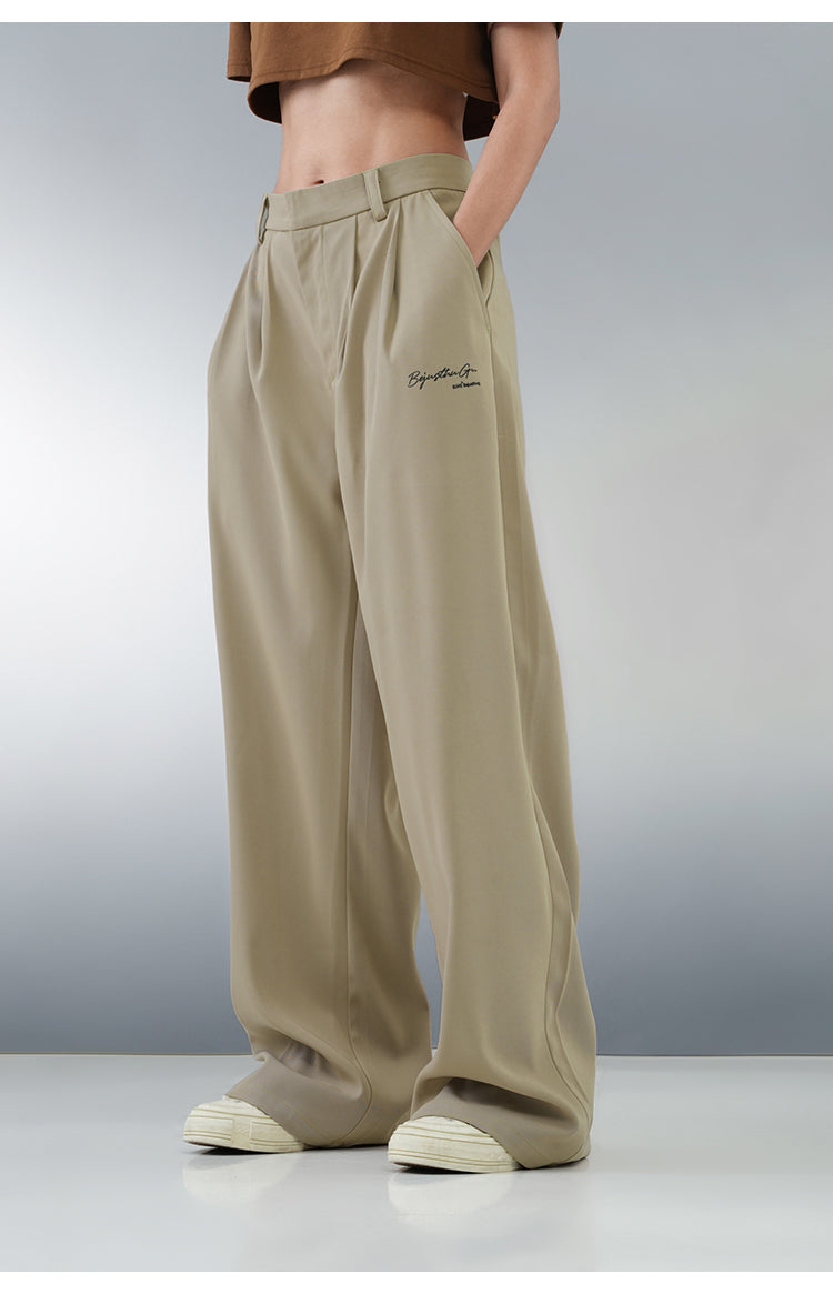 BJHG Stylish Pleated Pants