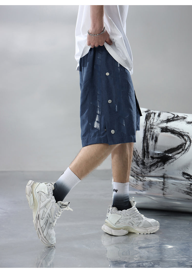 BJHG Casual Button-Up Shorts
