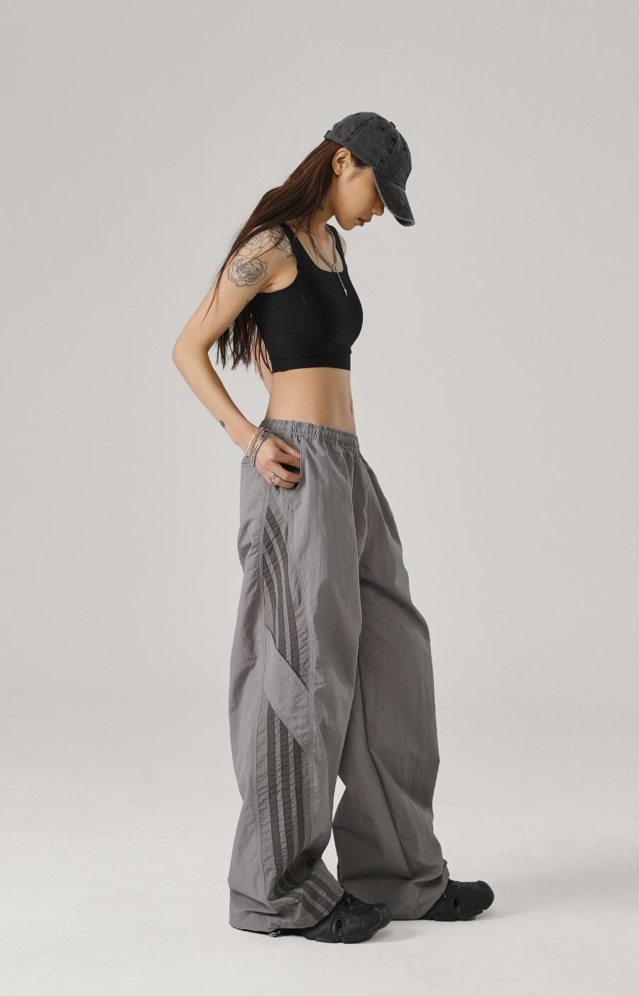 JHYQ Striped Contrast Athletic Pants