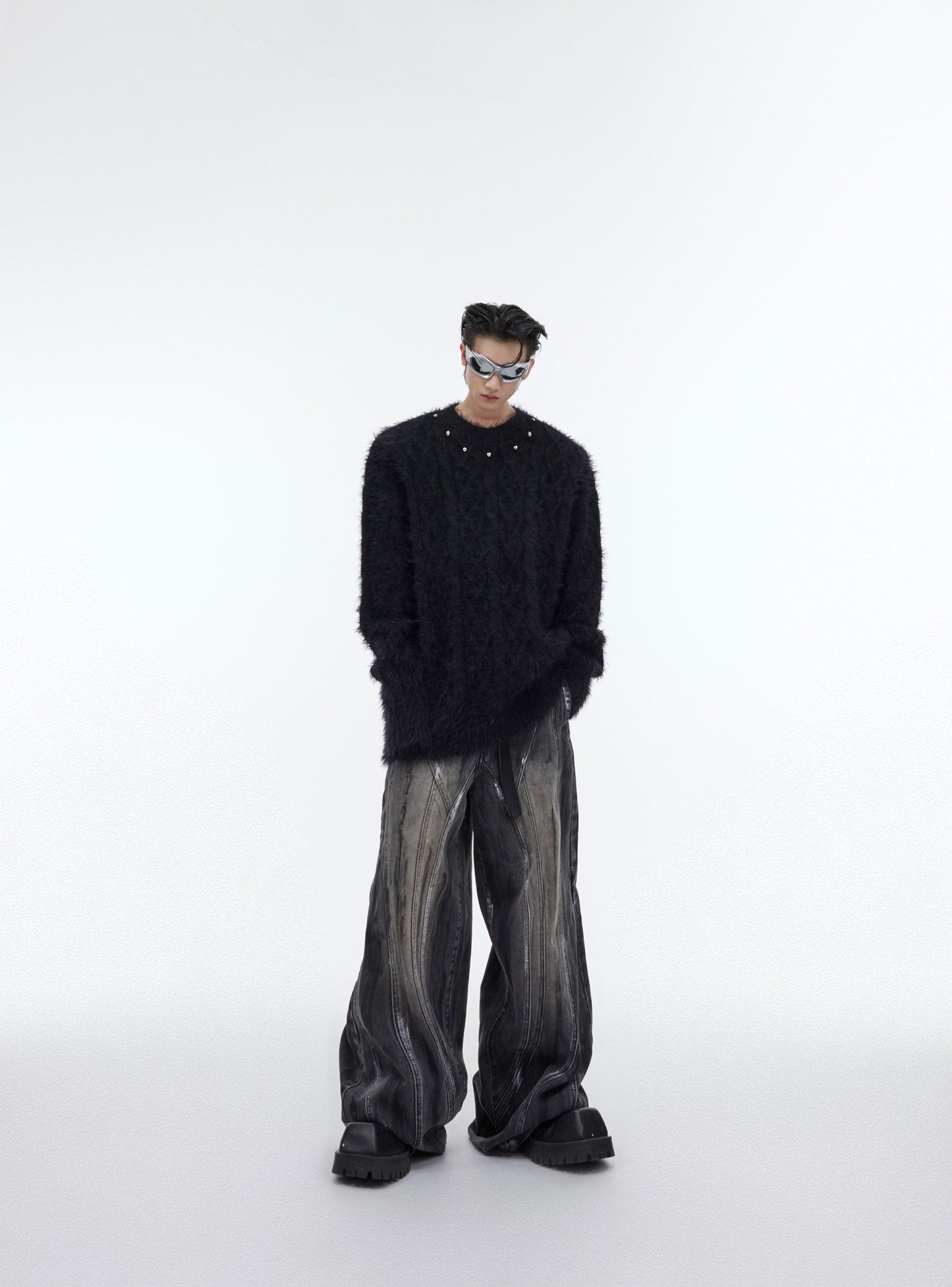 CulturE Studded Neckline Sweater