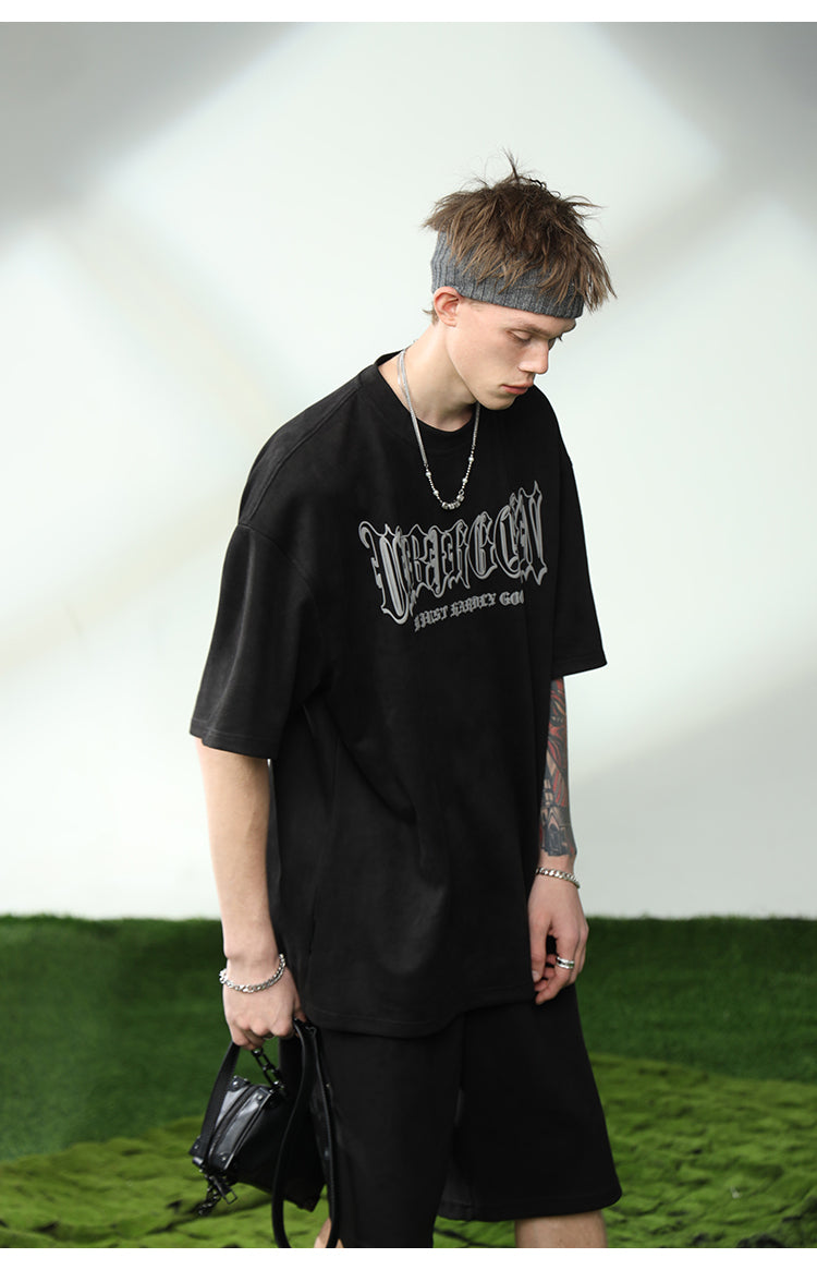 BJHG 3M Reflective Crescent Moon T-Shirt