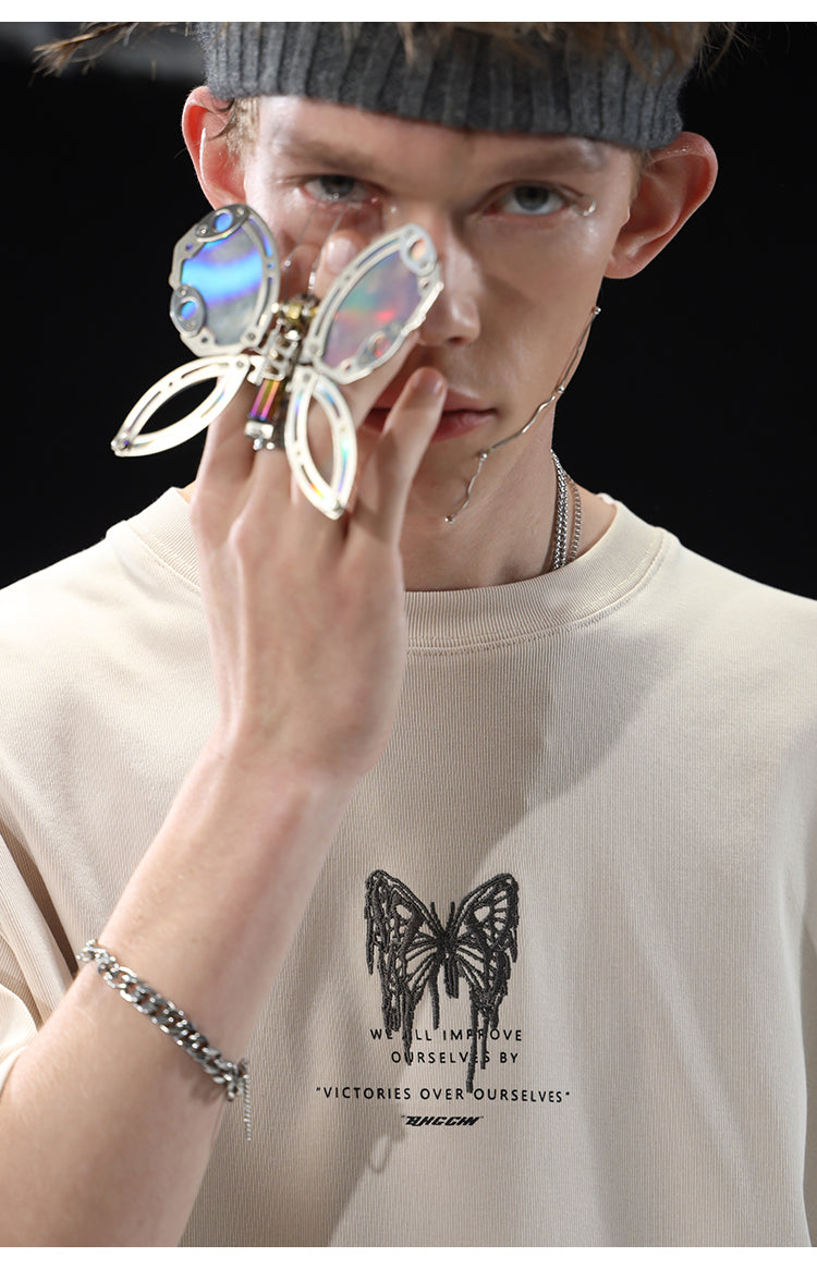 BJHG 3M Reflective Butterfly T-Shirt