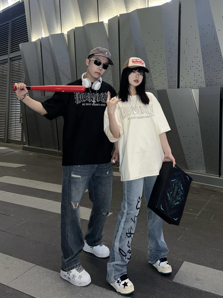 BJHG 3M Reflective Crescent Moon T-Shirt