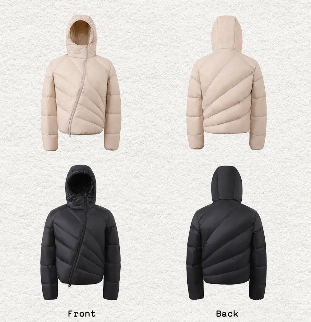 KREATE 'Eclipse' Cross-Zip Puffer Coat