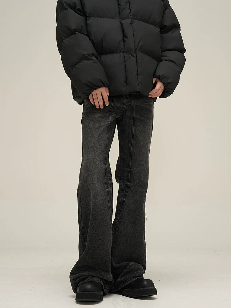 Faded Flare Denim Jeans