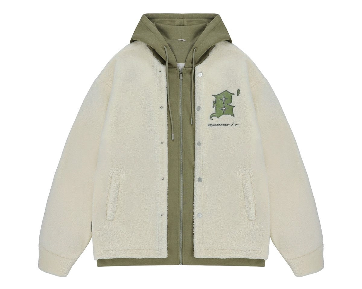 BJHG Two-Tone Layered Jacket