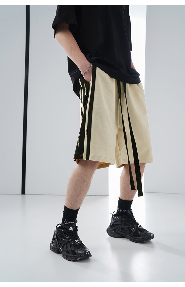 BJHG Velour Wide-Leg Lounge Shorts