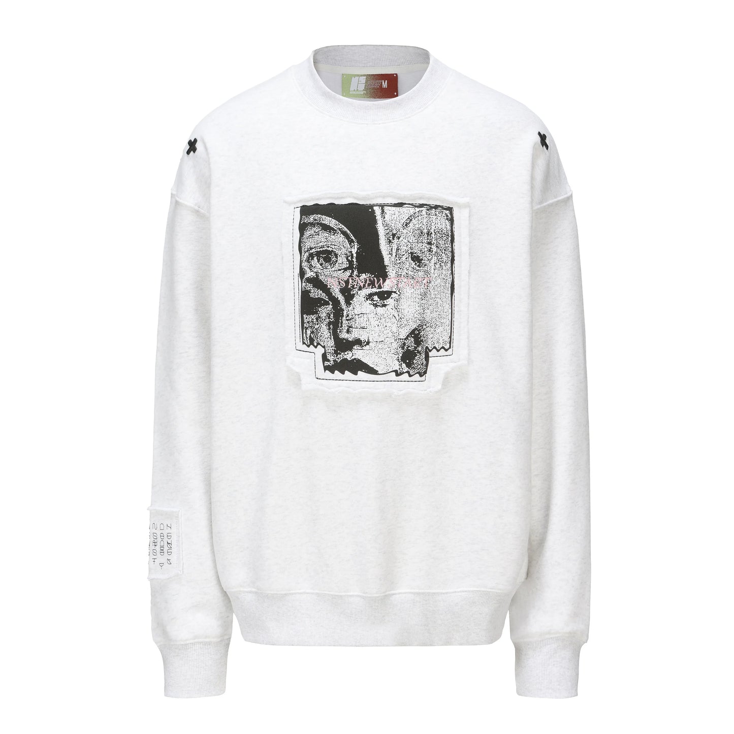 NSTNEW START 'Visions' Collage Knit Sweater