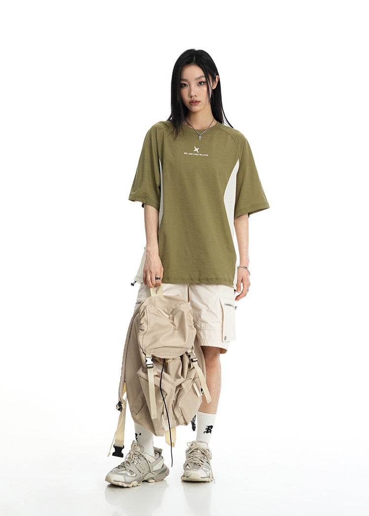 BJHG Curved Contrast T-Shirt