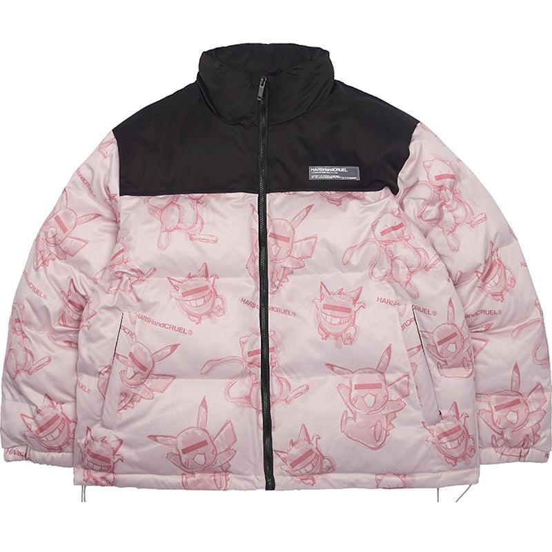 Harsh & Cruel Blinded Monsters Puffer Jacket
