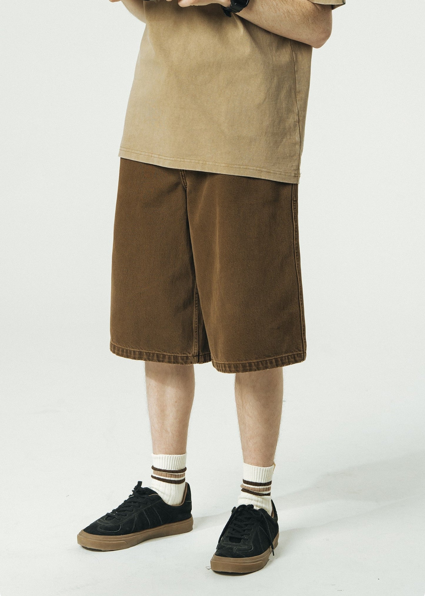 714street Japanese Distressed Denim Shorts