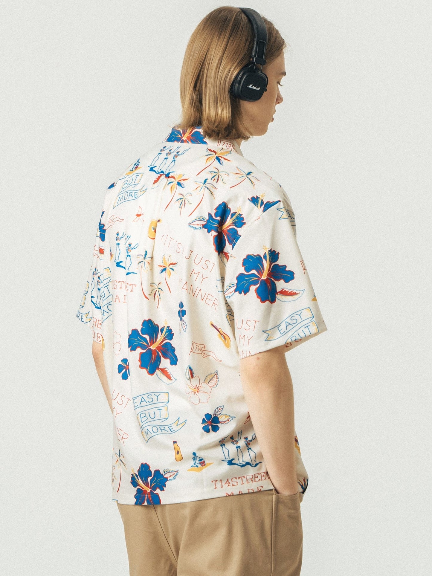 714street 'Luau' Short Sleeve Button-Up Shirt