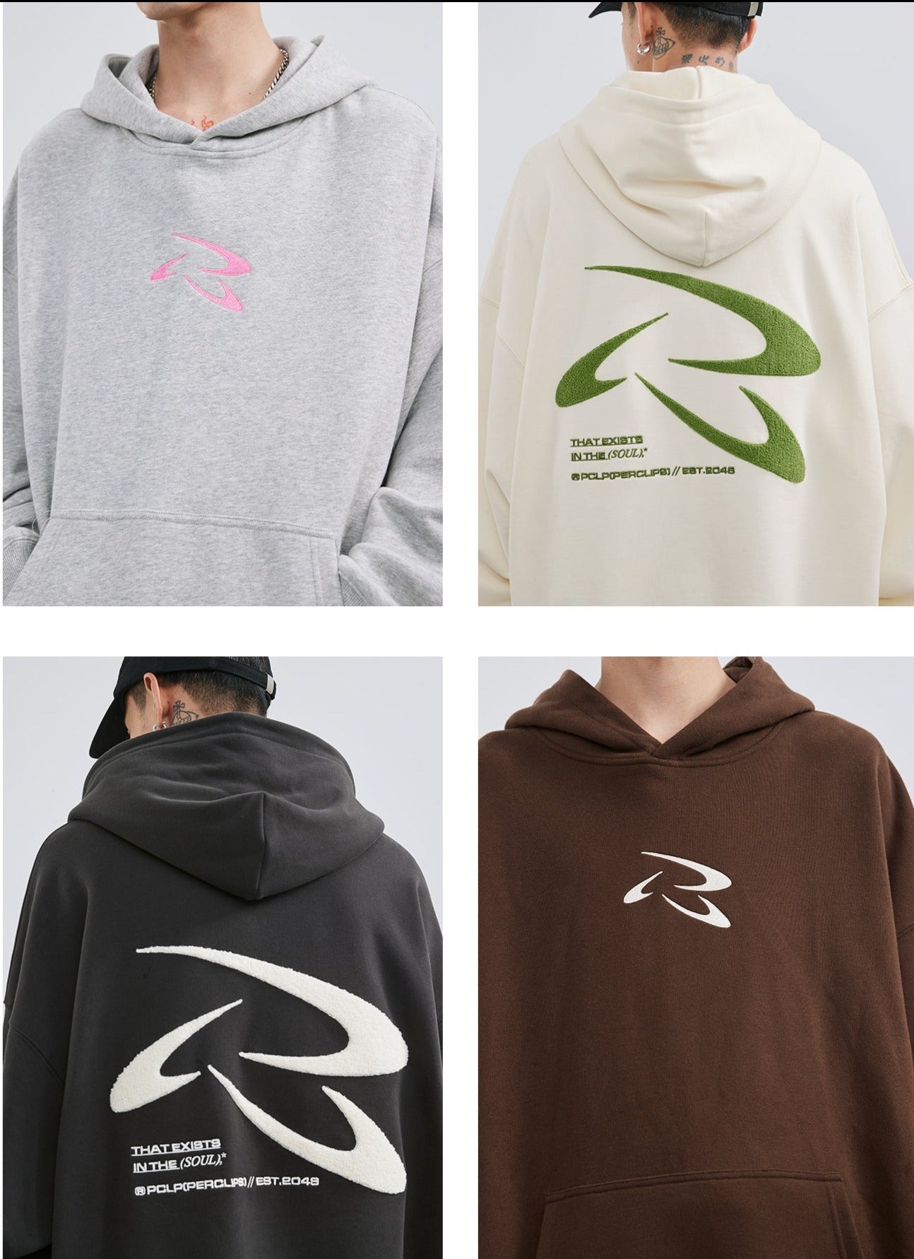 PCLP Embroidered Hoodie with Frisbee Design