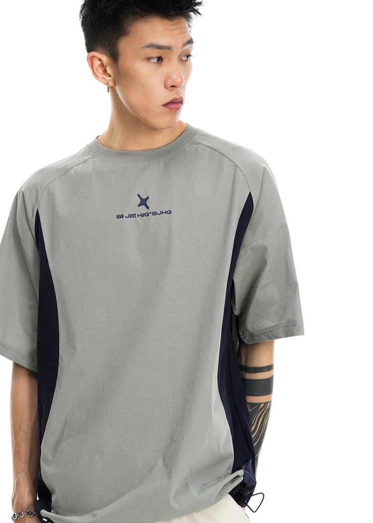 BJHG Curved Contrast T-Shirt