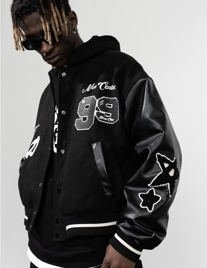 HARSH and CRUEL 'Clouded' Varsity Jacket