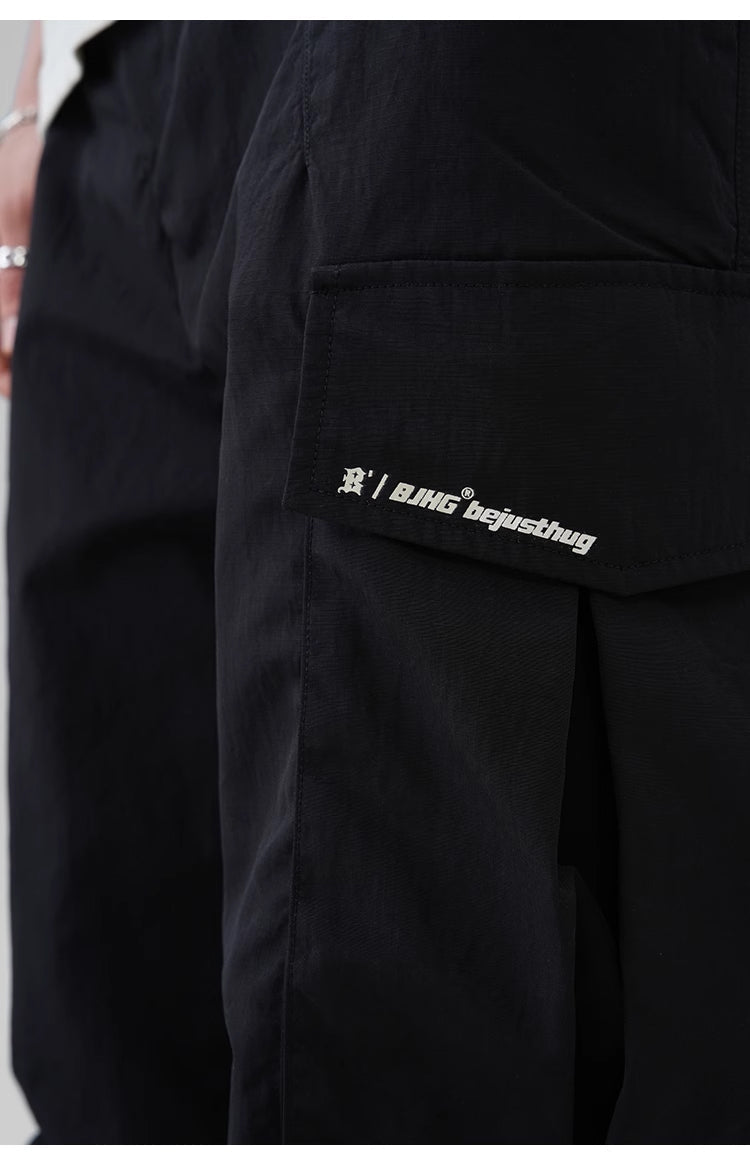 BJHG Pleated Utility Cargo Trousers
