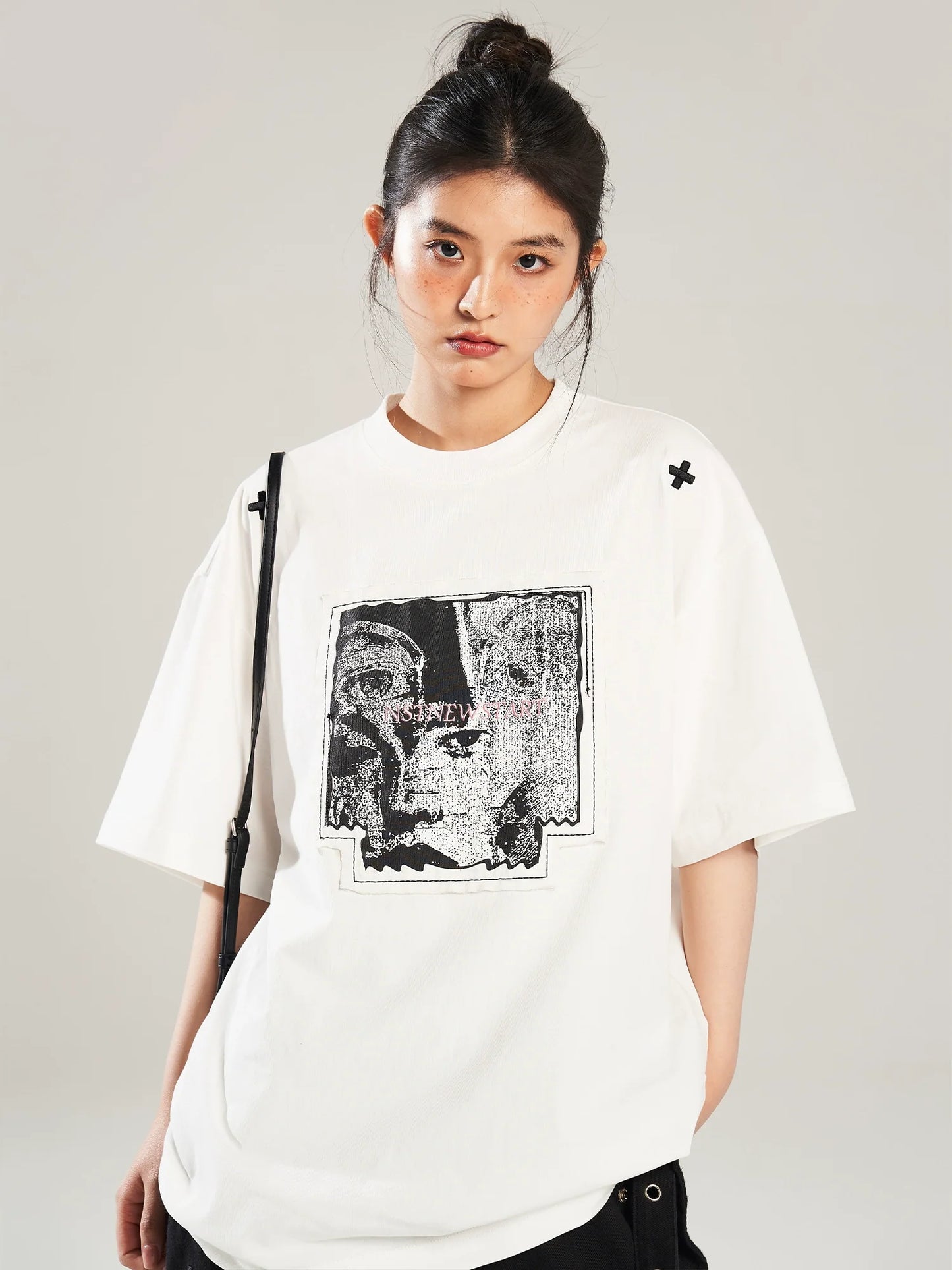 NSTNEW START 'Visions' Collage T-Shirt