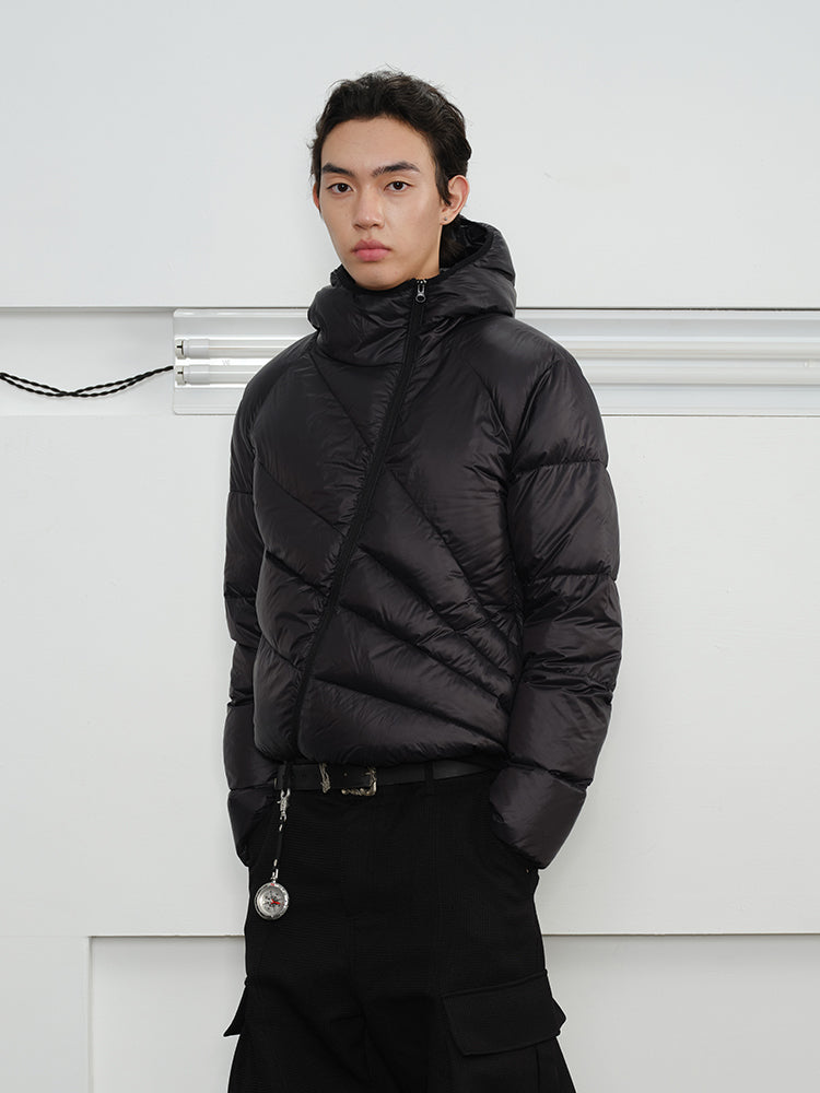 KREATE 'Eclipse' Cross-Zip Puffer Coat