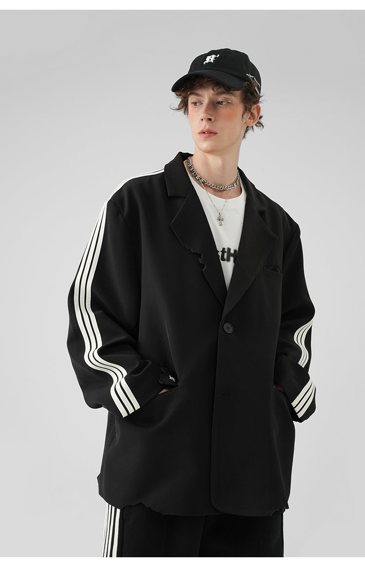 BJHG Striped Blazer Jacket