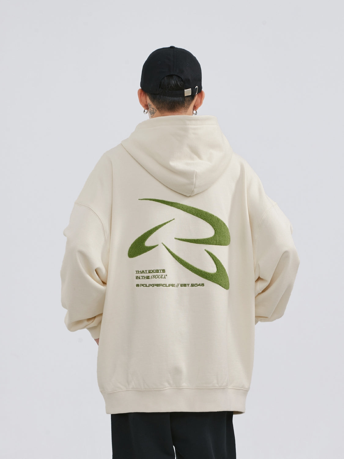 PCLP Embroidered Hoodie with Frisbee Design