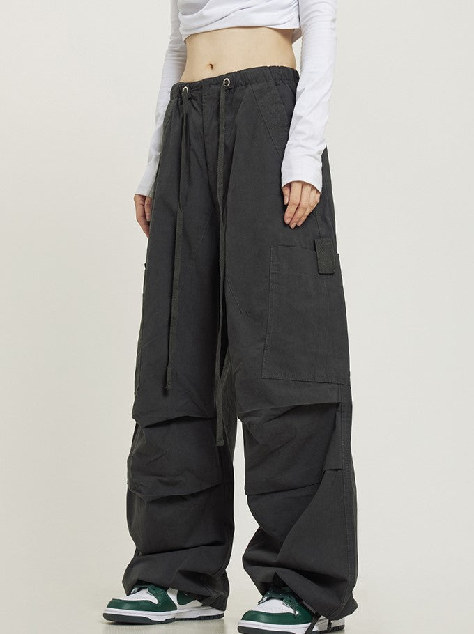 CTB Relaxed Fit Pleated Cargo Pants