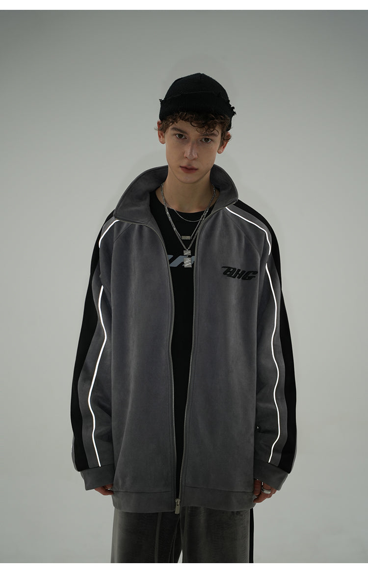 BJHG 3M Suede Athletic Jacket