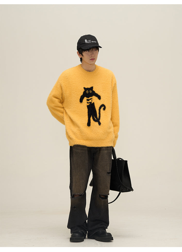 Cat-Inspired Sweater
