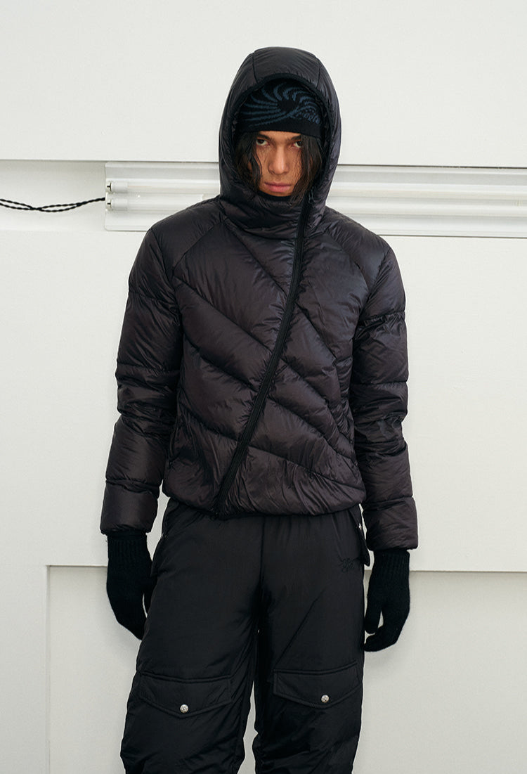 KREATE 'Eclipse' Cross-Zip Puffer Coat