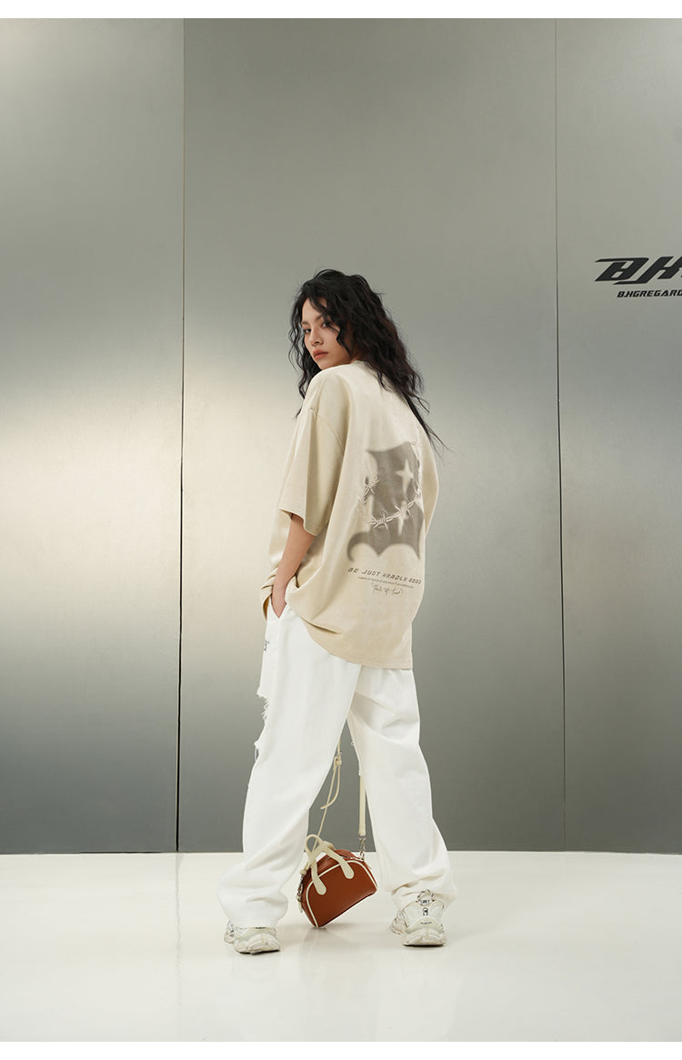 BJHG 'Thorns' Suede T-Shirt