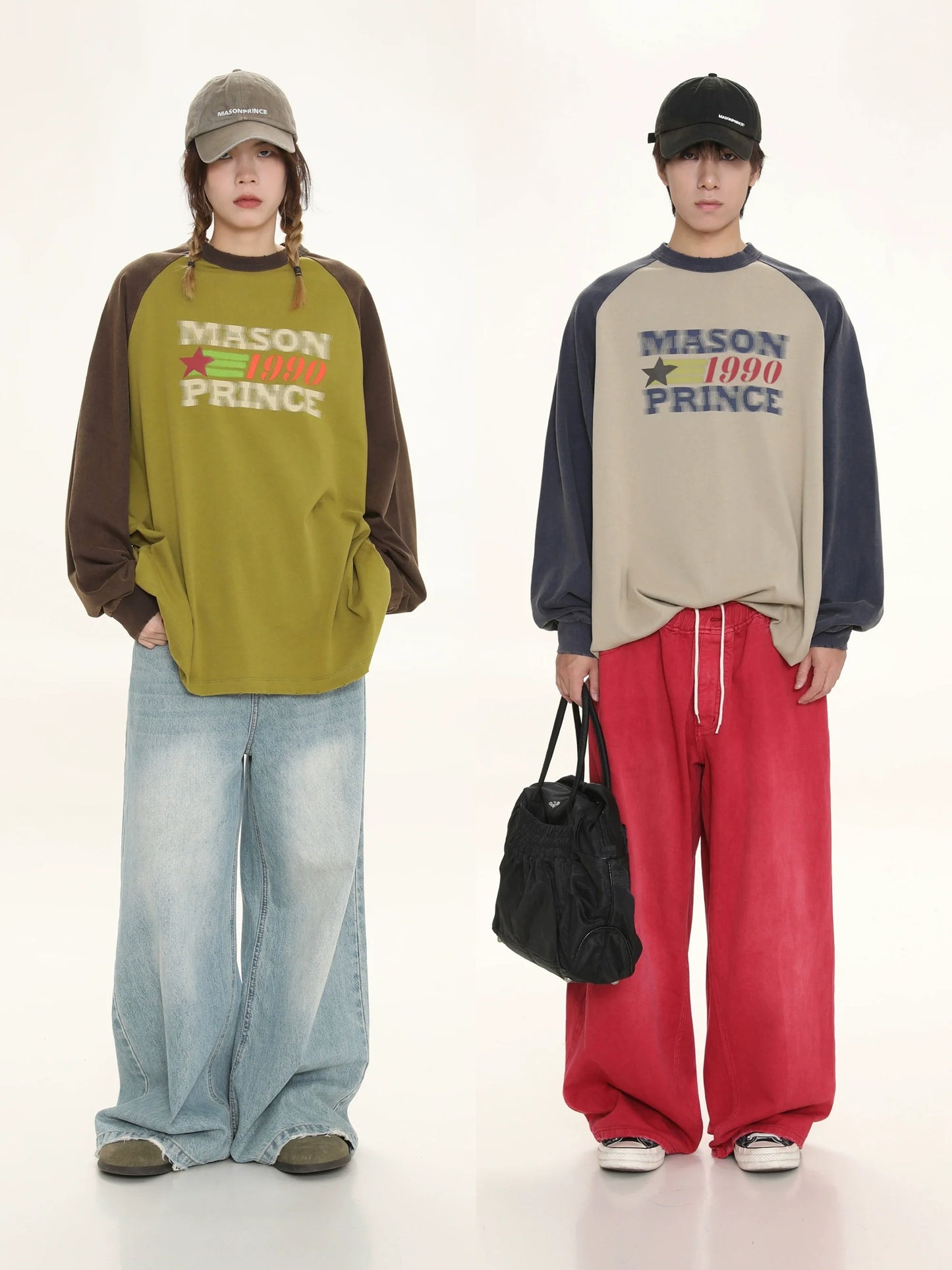 MASONPRINCE '1990' Long Sleeve with Contrast Details