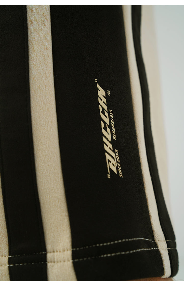 BJHG Velour Wide-Leg Lounge Shorts